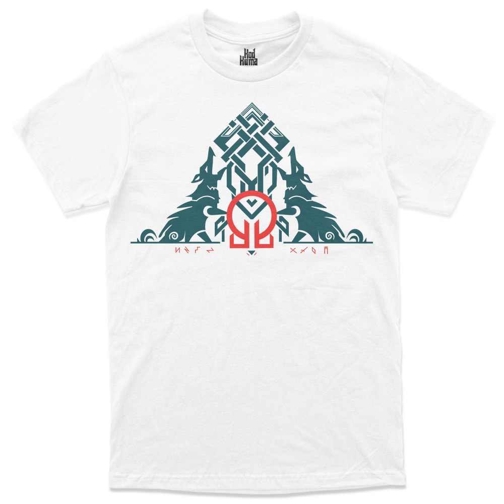 GOD OF WAR WOLF BADGE MAJICA