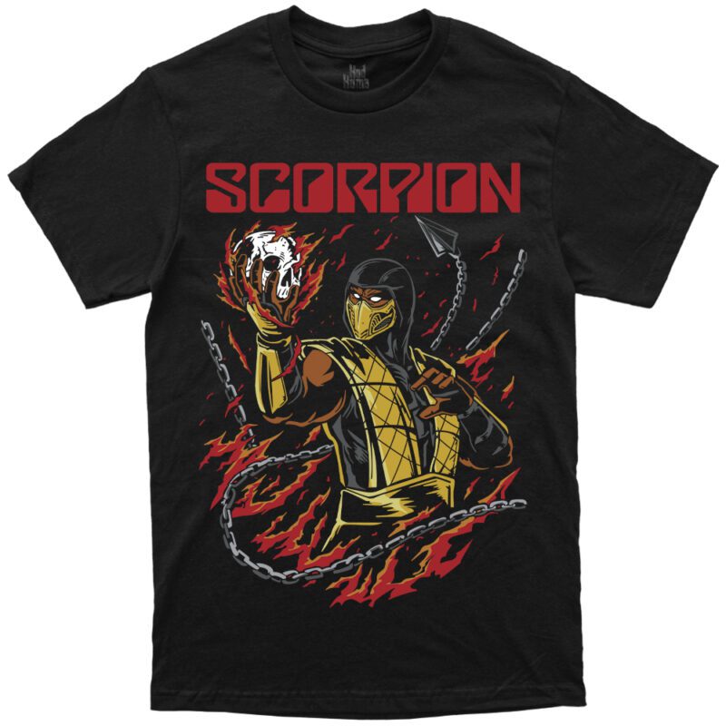 MORTAL KOMBAT SCORPION MAJICA